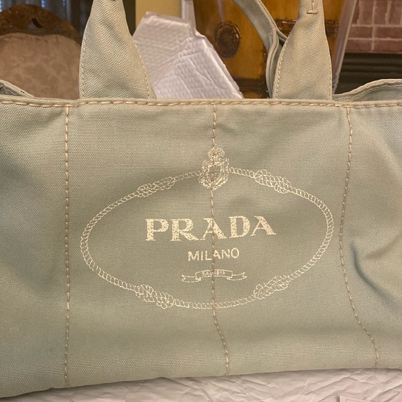 Prada Canapa Tote with dust bag - Picture 1 of 17